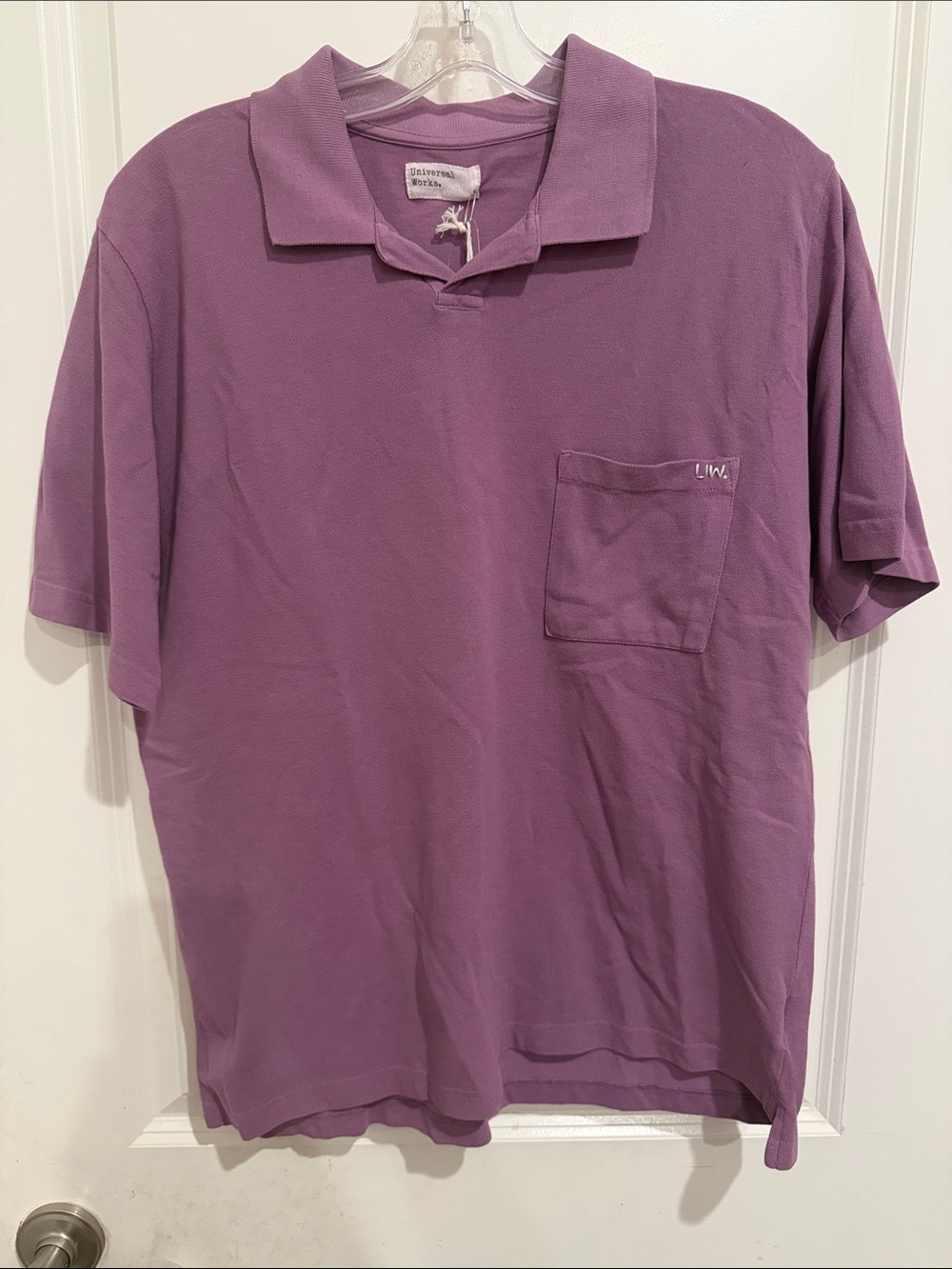 Universal Men's Lavender Pocket Polo Shirt